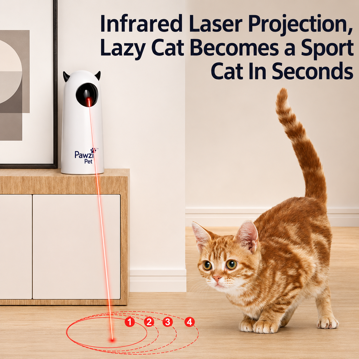 Pawzi™ Smart Chase Laser